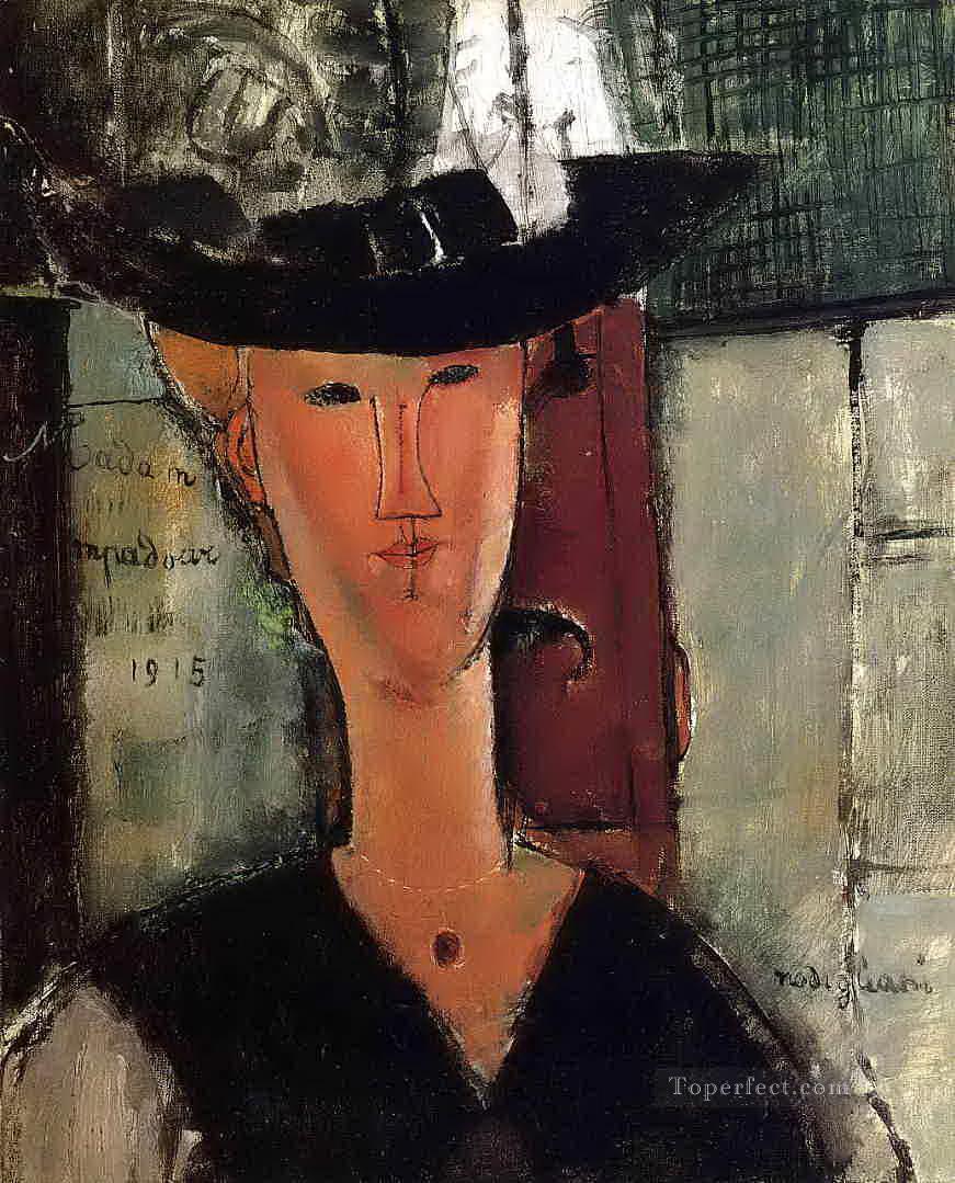 madame pompadour 1915 Amedeo Modigliani Oil Paintings
